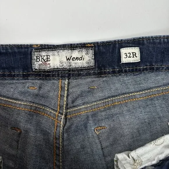 Buckle BKE Jeans Womens 32 Blue Bootcut Wendi Midrise Thick Stitch Casual - Picture 6 of 13